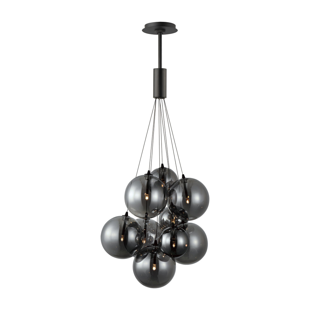 Burst 9-Light LED Pendant by Studio M Lighting in Black
