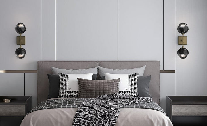 Cabochon Double Sconce by Hammerton Studio in a styled interior