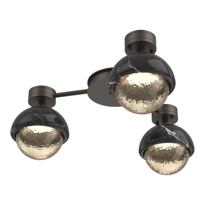 Cabochon Hub &amp; Spoke by Hammerton Studio with Black Marble accent