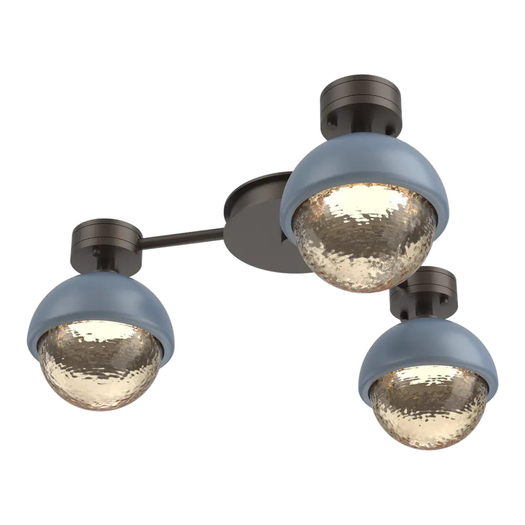 Cabochon Hub &amp; Spoke by Hammerton Studio with Poppy Blue accent