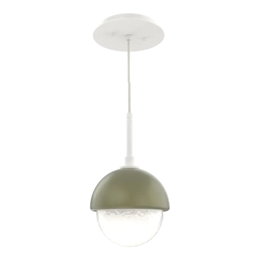 Cabochon Pendant by Hammerton Studio with Sage Green accent
