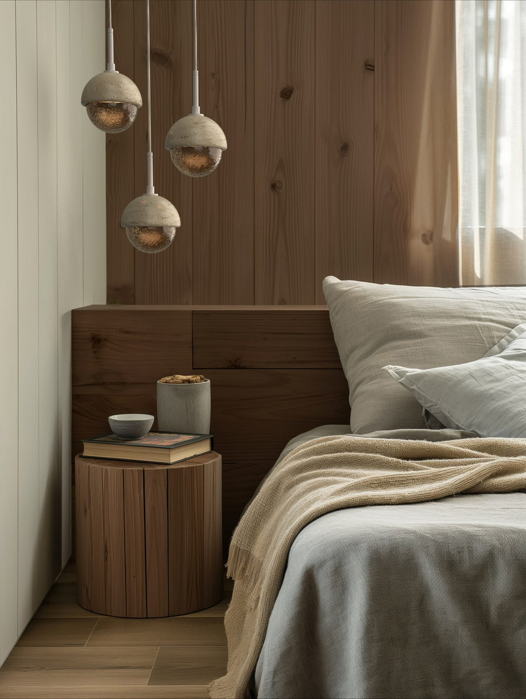 Cabochon Round Pendant Chandelier by Hammerton Studio in a styled interior