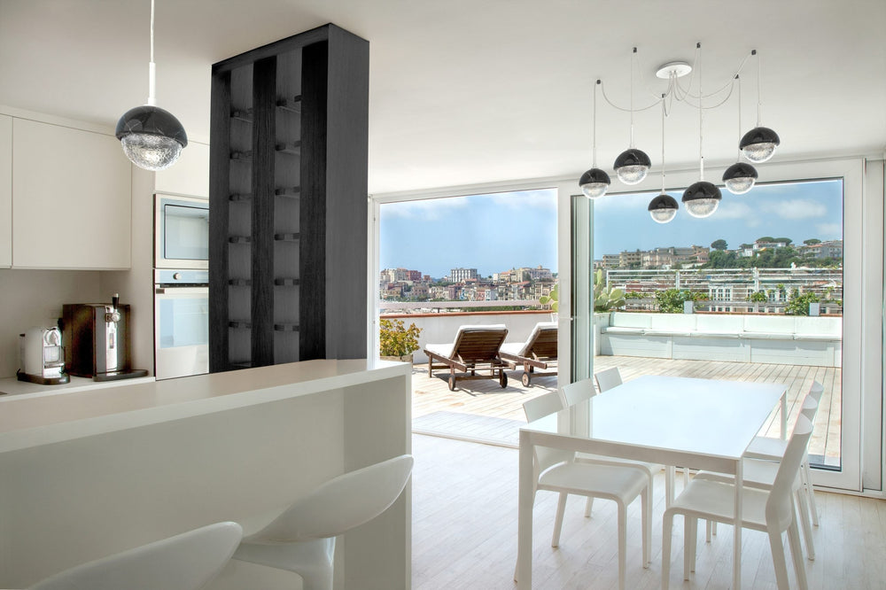 Cabochon Swag Chandelier by Hammerton Studio in a styled interior