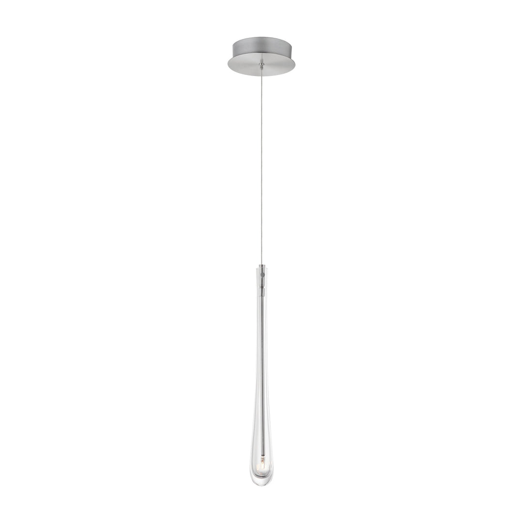 Stillo 1-Light LED Pendant by Studio M Lighting in Satin Nickel