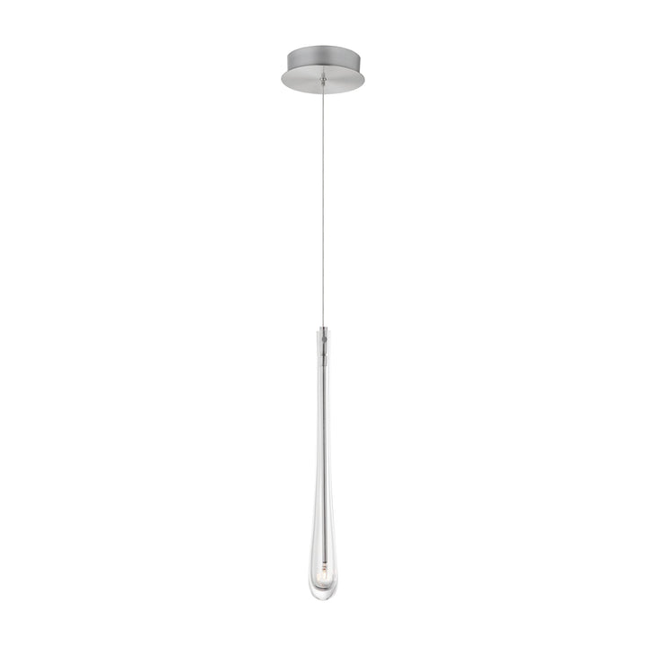 Stillo 1-Light LED Pendant by Studio M Lighting in Satin Nickel