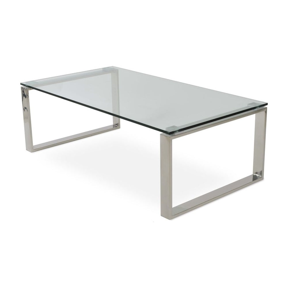 Calvin Glass Coffee Table by Soho Concept — full product view