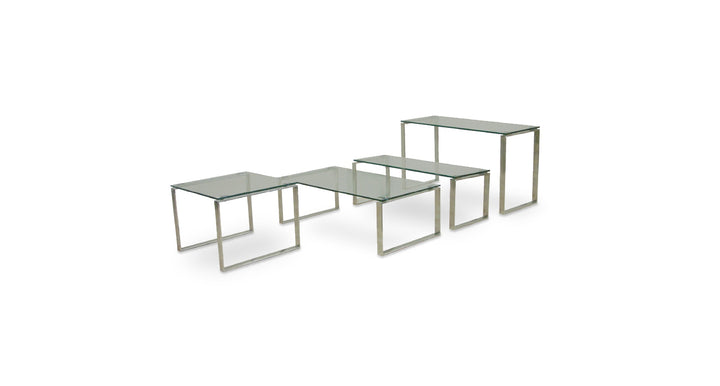 Calvin Glass Console Sofa Table Soho Concept