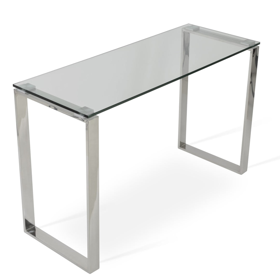Calvin Glass Console Sofa Table Soho Concept