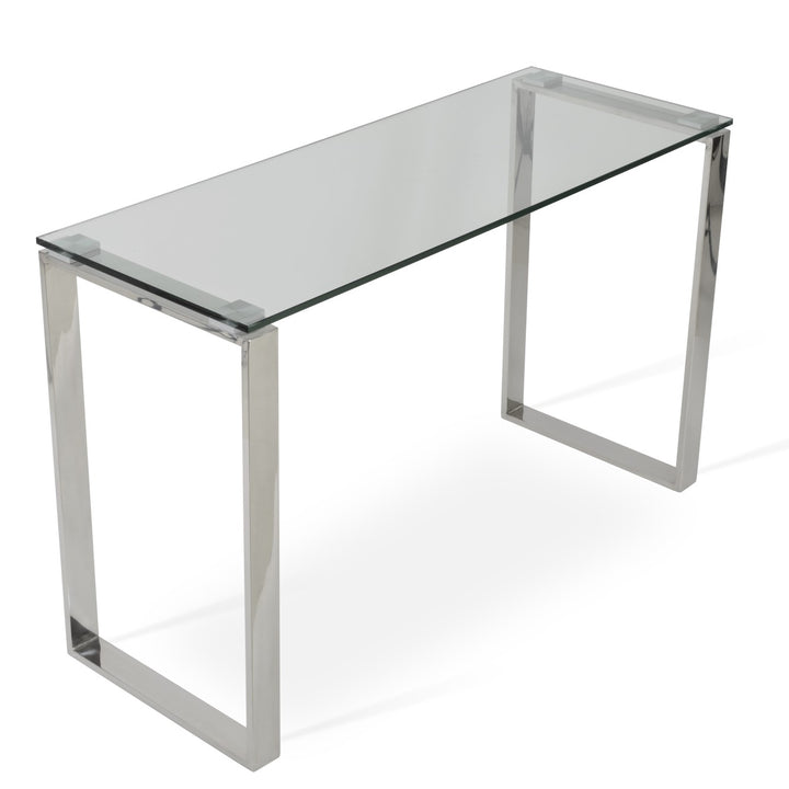 Calvin Glass Console Sofa Table Soho Concept