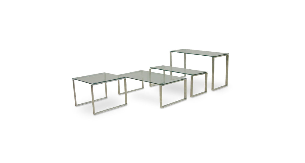 Calvin Glass End Table Soho Concept