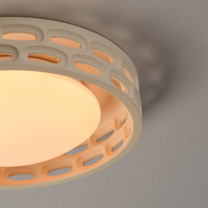 Cambria 13" LED Flush Mount - 5CCT by ET2 Lighting, styled view 4
