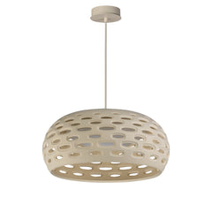 Cambria LED Pendant - 5CCT by ET2 Lighting in Oyster, front view