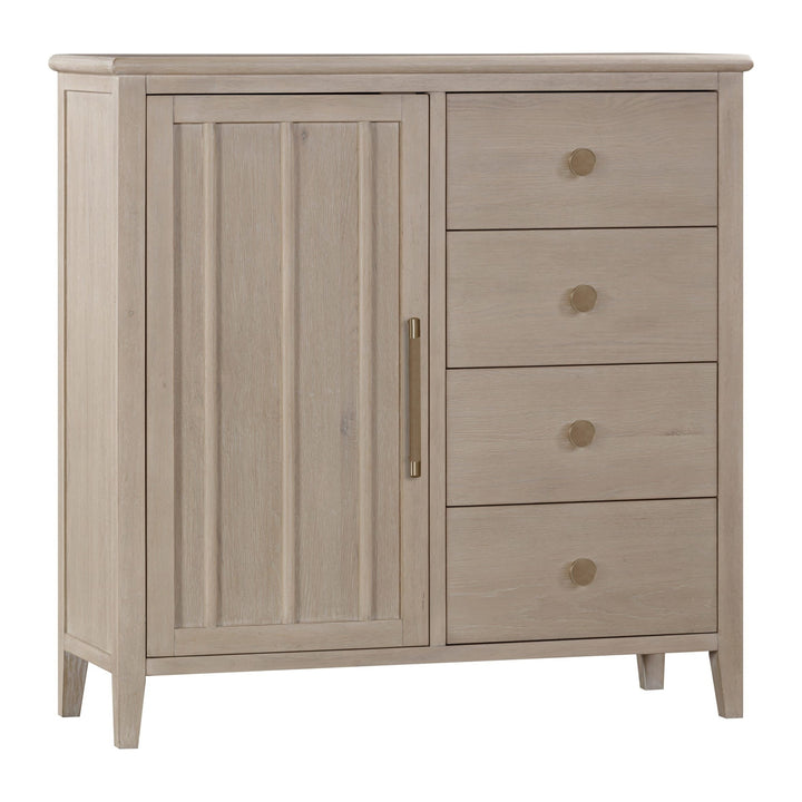 Camden Six Drawer One Door Chest by Modus in Chai — on a white background