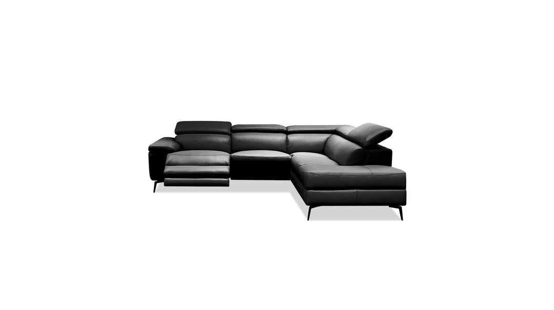 CAMELLO Sectional RSF Chaise in Black by Mobital product view
