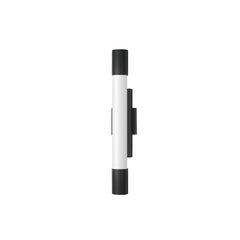 Canello 24" LED Outdoor Wall Sconce by ET2 Lighting in Black, front view