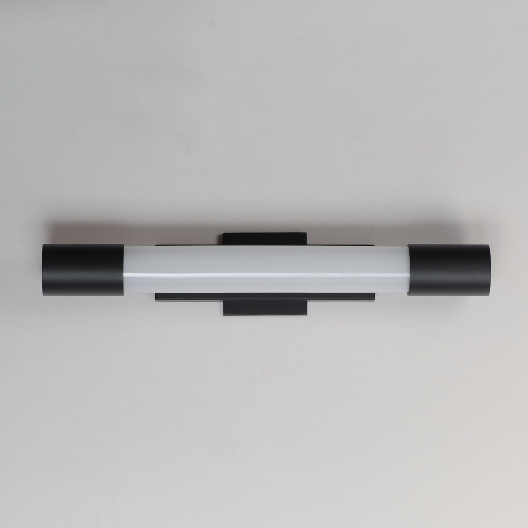Canello 24" LED Outdoor Wall Sconce by ET2 Lighting, styled view 1