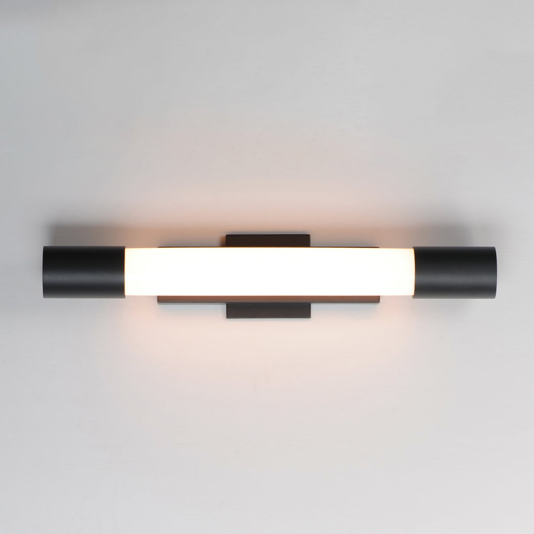 Canello 24" LED Outdoor Wall Sconce by ET2 Lighting, styled view 2