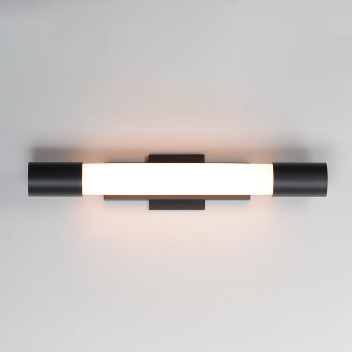 Canello 24" LED Outdoor Wall Sconce by ET2 Lighting, styled view 2
