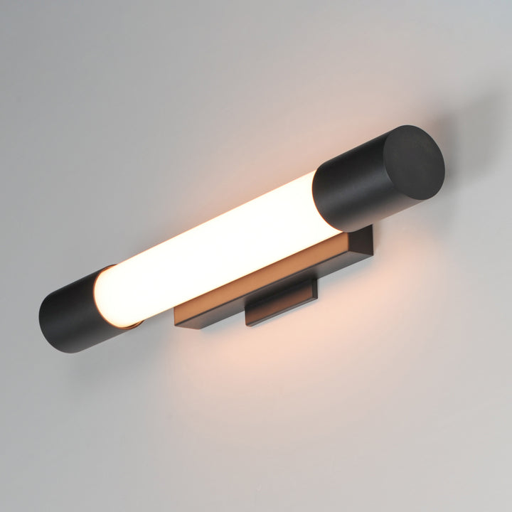 Canello 24" LED Outdoor Wall Sconce by ET2 Lighting, styled view 4