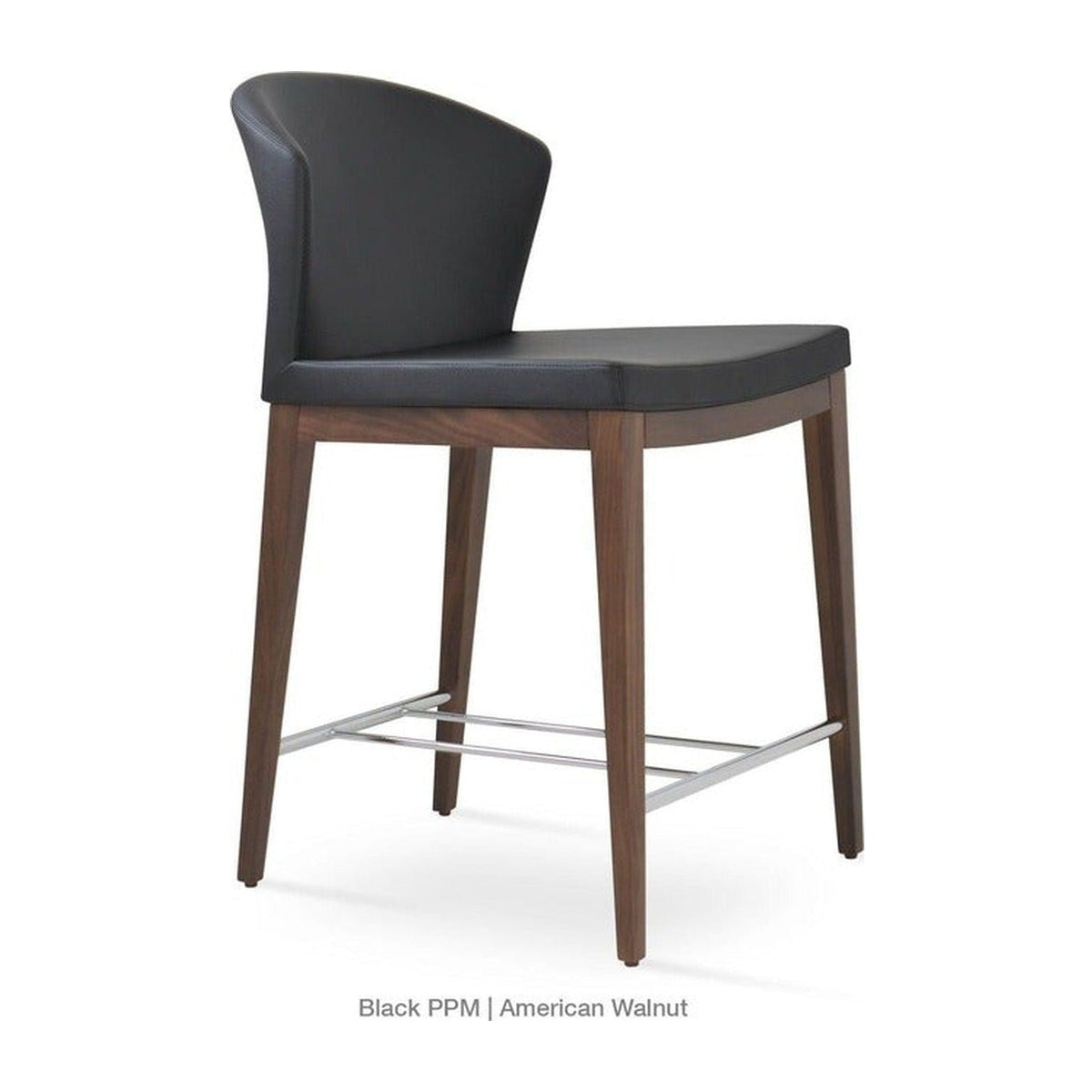CAPRI WOOD LOW BACK STOOL Soho Concept
