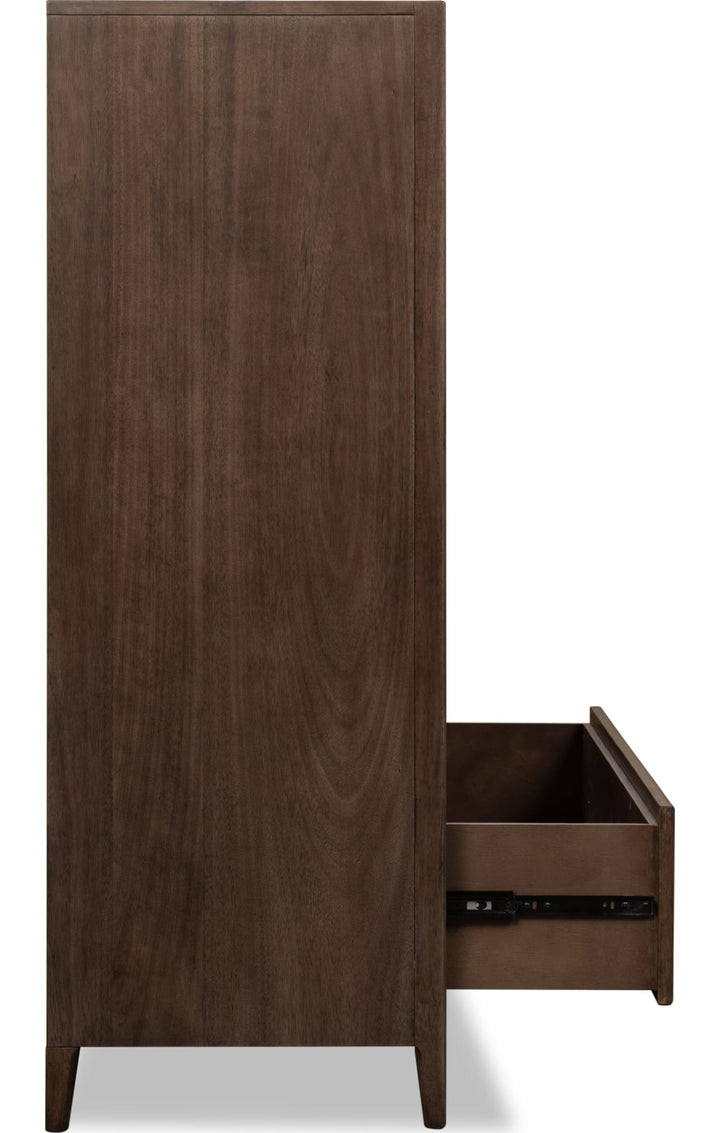 Carlisle Door Chest in Pecan Pie — side view