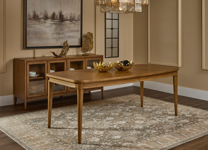 Carlisle Extendable Dining Table in Toffee Crunch — lifestyle photo