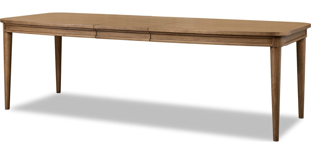 Carlisle Extendable Dining Table in Toffee Crunch — product view on a white background