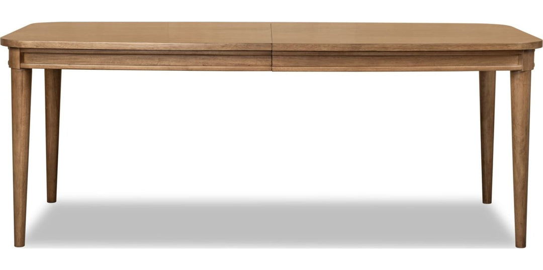 Carlisle Extendable Dining Table in Toffee Crunch — product view on a white background