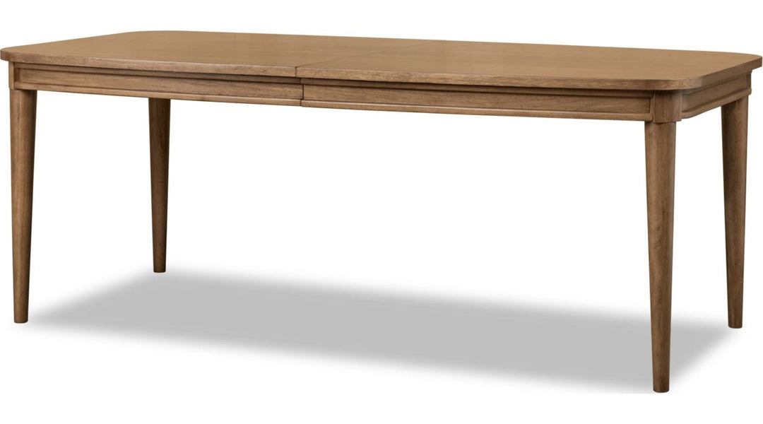 Carlisle Extendable Dining Table in Toffee Crunch — product view on a white background