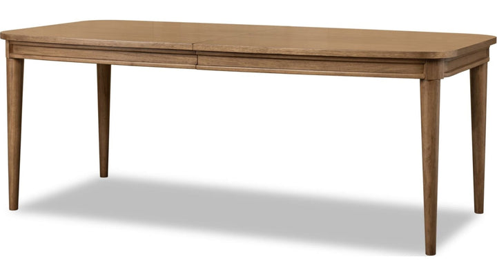 Carlisle Extendable Dining Table in Toffee Crunch — product view on a white background
