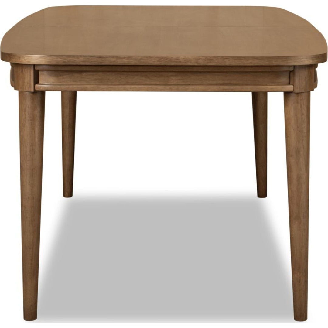Carlisle Extendable Dining Table in Toffee Crunch — product view on a white background