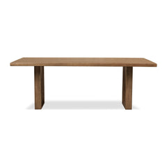 Carlisle Fixed Dining Table by Modus in Toffee Crunch — product view on a white background