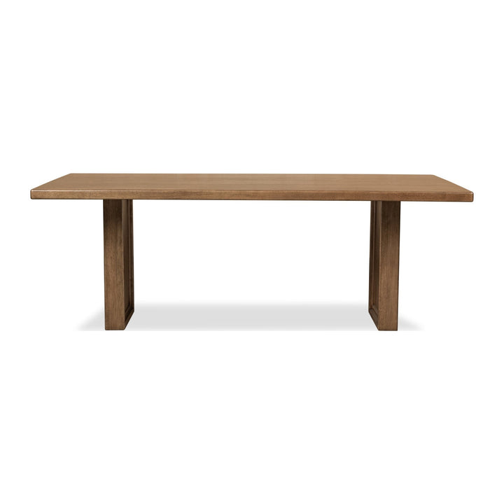 Carlisle Fixed Dining Table by Modus in Toffee Crunch — product view on a white background
