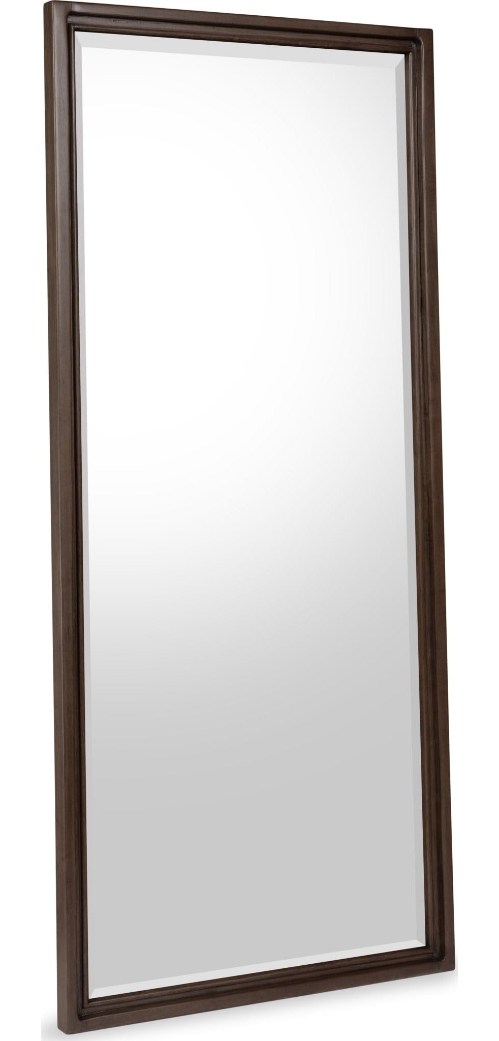 Carlisle Floor Mirror in Pecan Pie — on a white background