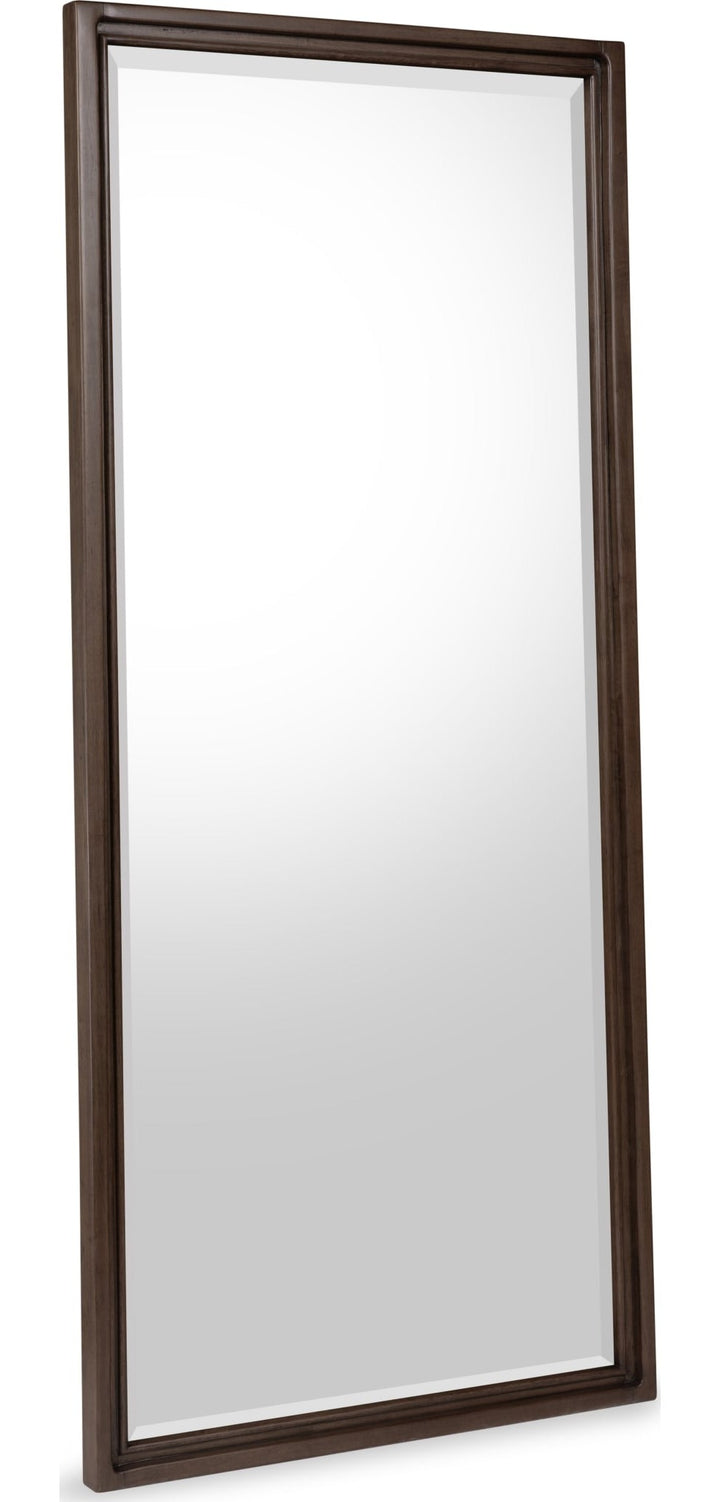Carlisle Floor Mirror in Pecan Pie — on a white background