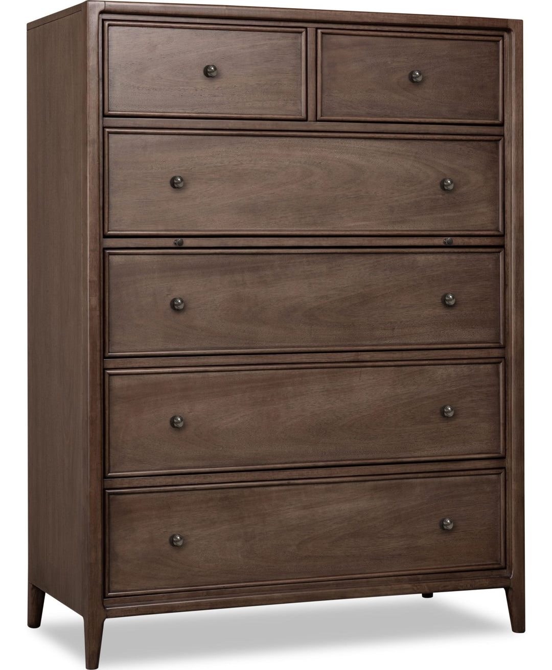 Carlisle Six Drawer Chest in Pecan Pie — on a white background