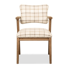 Carlisle Upholstered Arm Chair by Modus in Picnic — product view on a white background