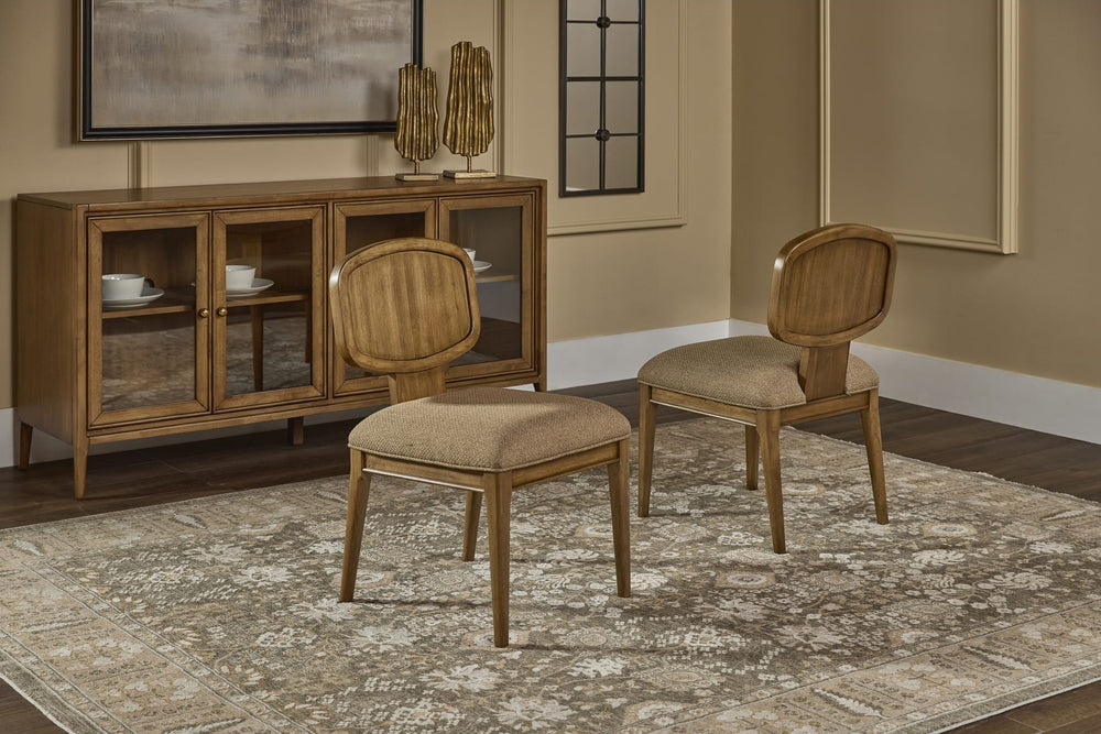 Carlisle Wood Side Chair in Toffee Crunch — lifestyle photo