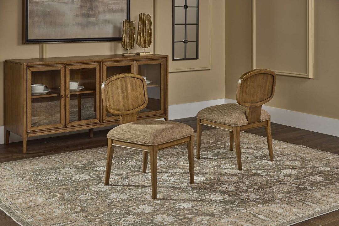 Carlisle Wood Side Chair in Toffee Crunch — lifestyle photo