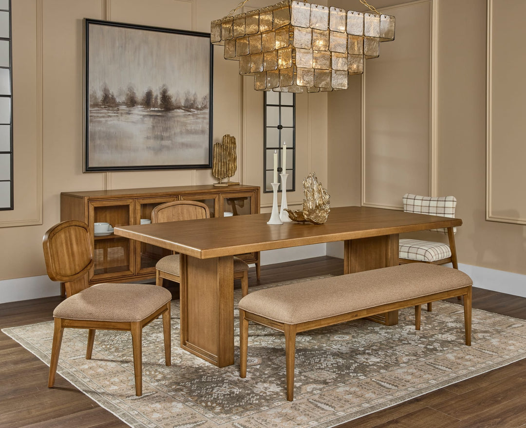 Carlisle Wood Side Chair in Toffee Crunch — lifestyle photo