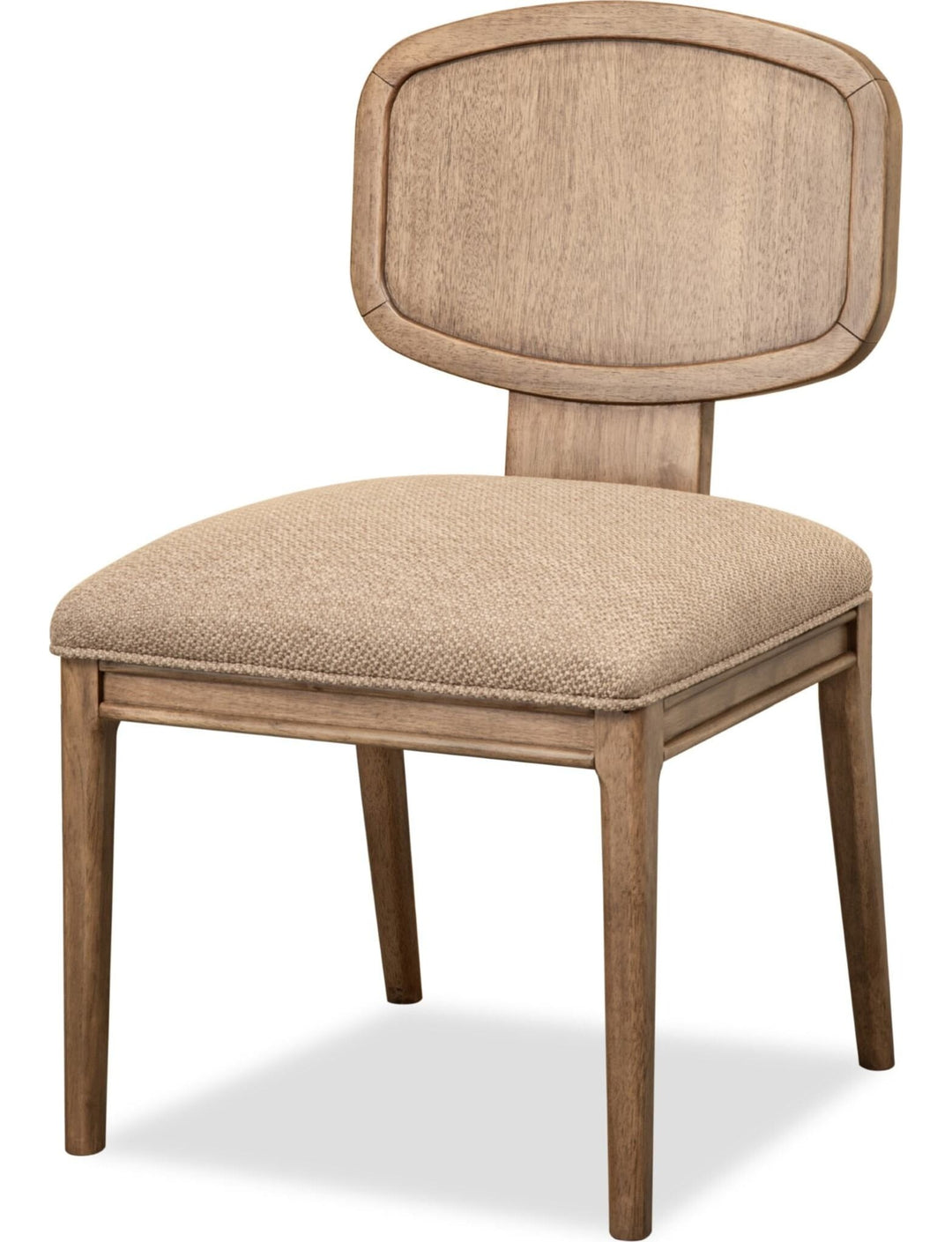 Carlisle Wood Side Chair in Toffee Crunch — product view on a white background