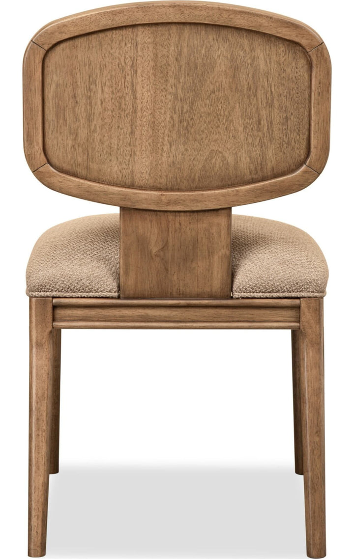 Carlisle Wood Side Chair in Toffee Crunch — product view on a white background