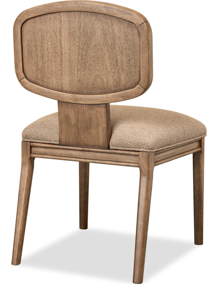Carlisle Wood Side Chair in Toffee Crunch — product view on a white background