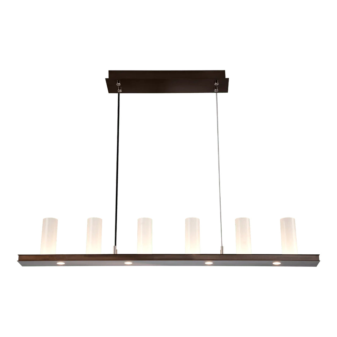 Carlyle Corona Linear Chandelier by Hammerton Studio in Matte Black