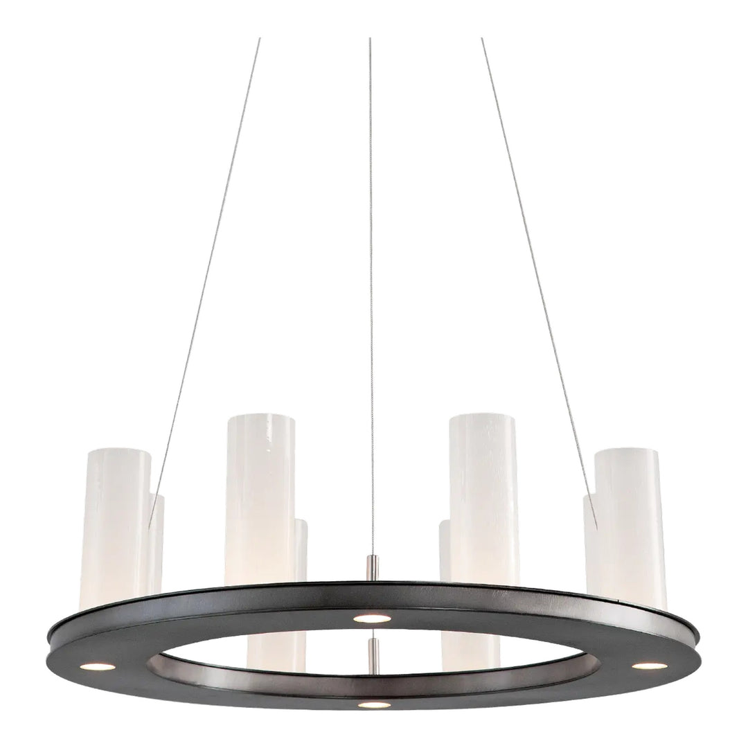 Carlyle Corona Ring Chandelier by Hammerton Studio – Small in Matte Black