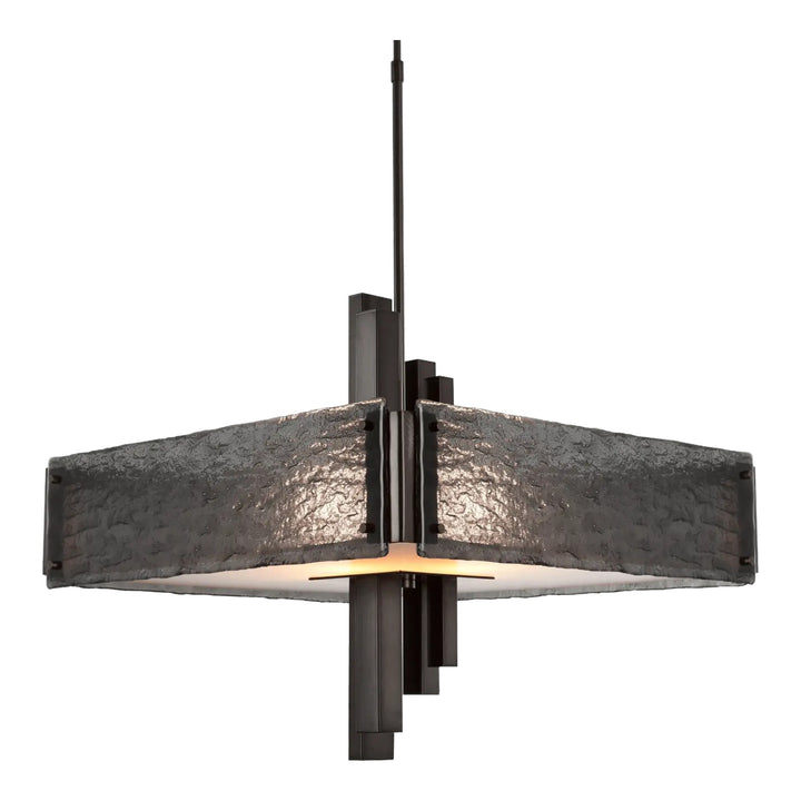 Carlyle Square Chandelier by Hammerton Studio in Graphite