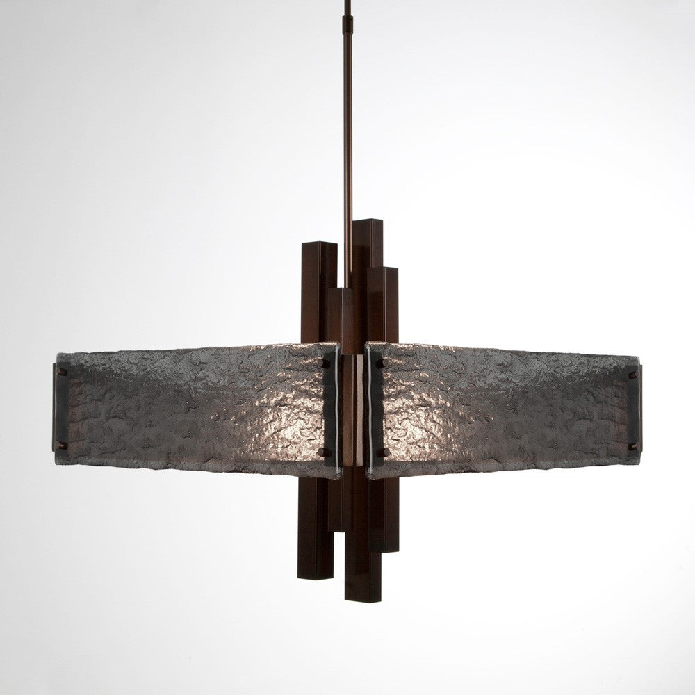 Carlyle Square Chandelier by Hammerton Studio in a styled interior
