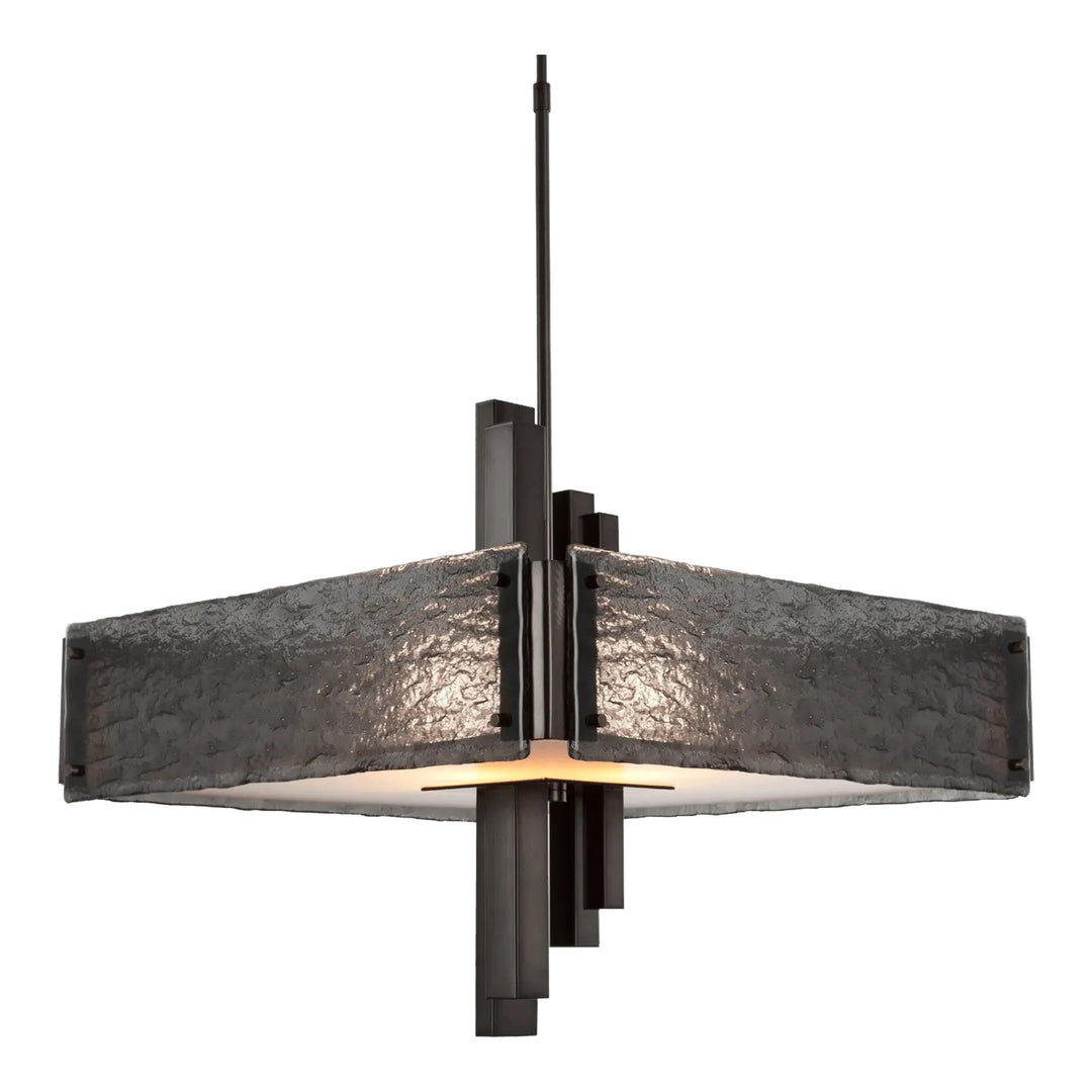 Carlyle Square Chandelier by Hammerton Studio in Matte Black