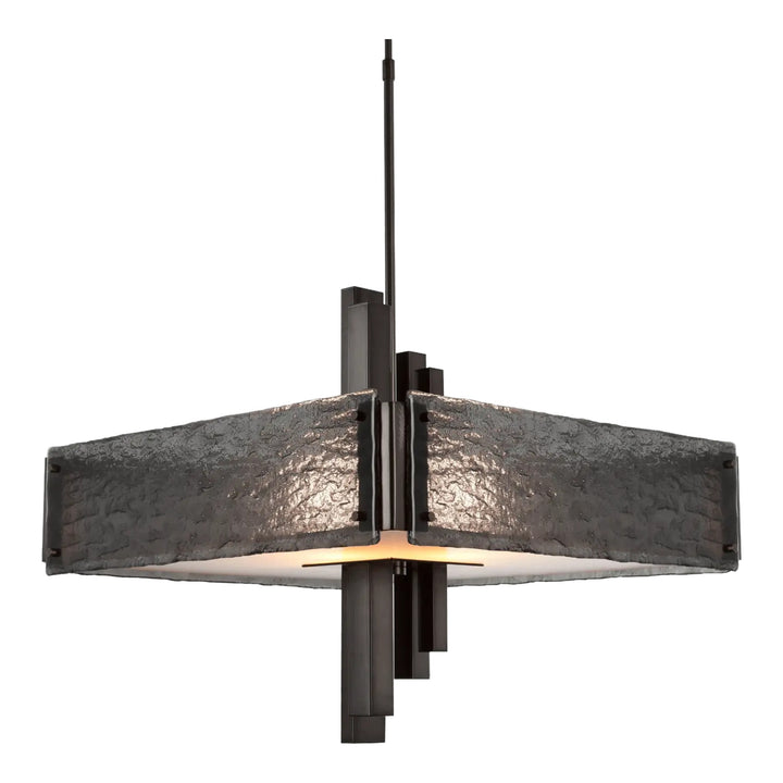 Carlyle Square Chandelier by Hammerton Studio in Matte Black