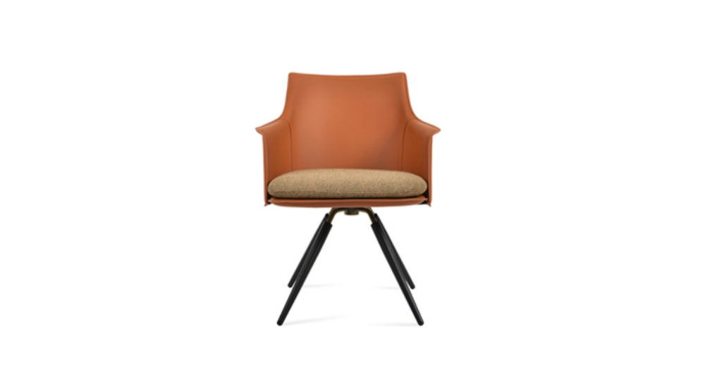 Briancon Carrot Swivel Armchair Soho Concept